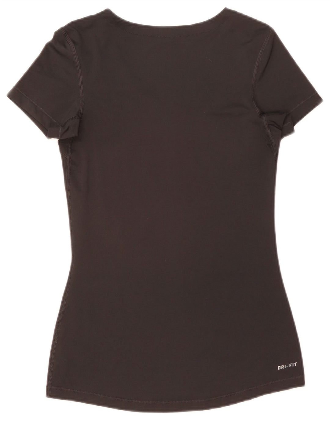 Nike Damen Dri Fit T-Shirt Top UK 8 Small Schwarz