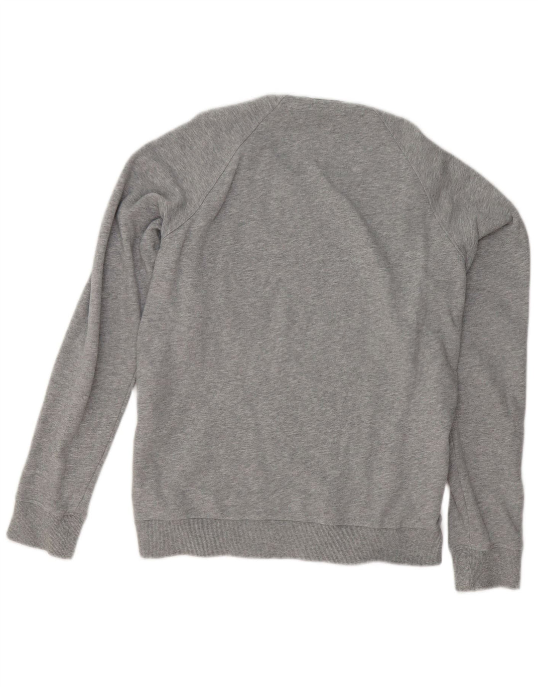 Kappa Herren-Sweatshirt-Pullover, groß, grau gefleckte Baumwolle