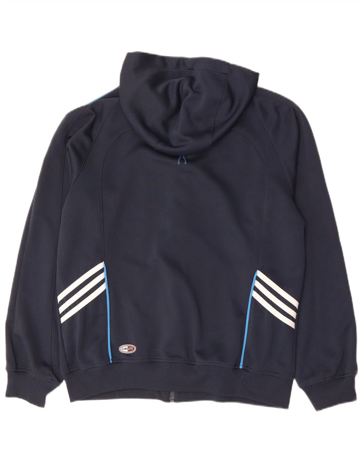 Adidas Herren Climalite Zip Hoodie Pullover Small Marineblau Polyester