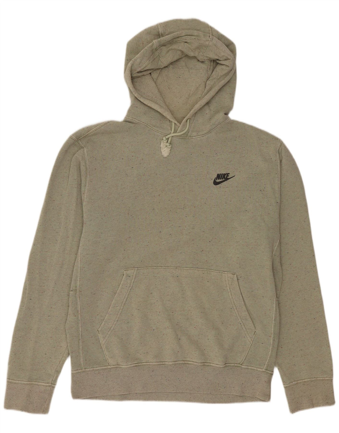 Nike Herren Kapuzenpullover, klein, grün gefleckte Baumwolle