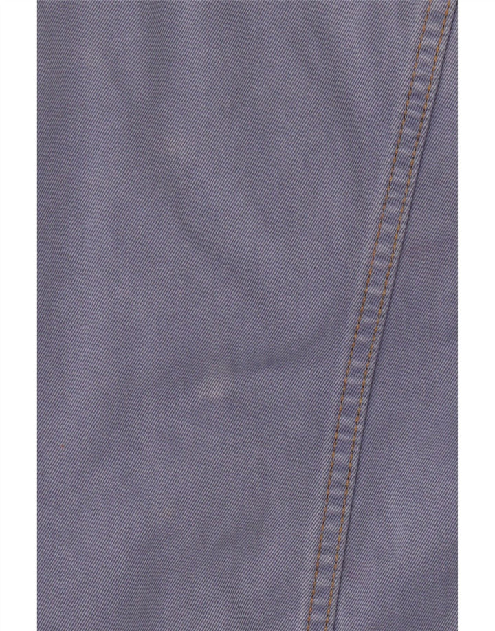 EL CHARRO Damen Crop Oversized Jeansjacke UK 14 Mittelblaue Baumwolle