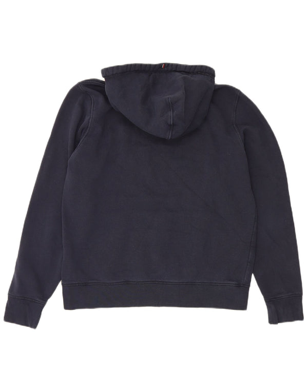 Tommy Hilfiger Herren-Kapuzenpullover mit Grafik, klein, marineblau, Baumwolle