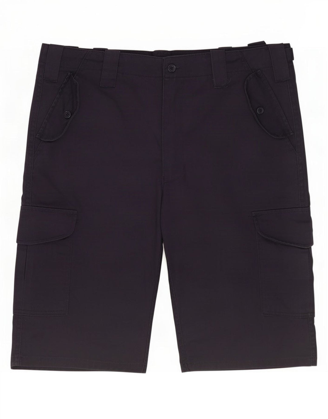 Vintage Herren Cargo Shorts Medium W32 Marineblau Polyester