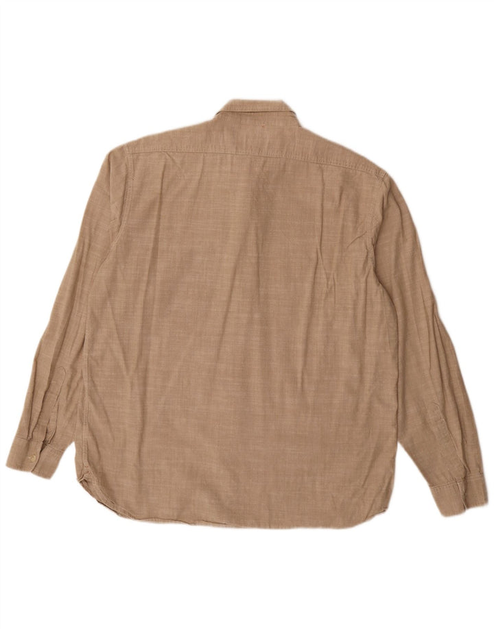 Dockers Herren-Flanellhemd, groß, beige, Baumwolle