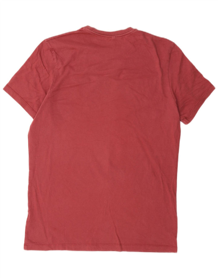 Jack Wills Herren-T-Shirt mit klassischer Passform, mittlere kastanienbraune Baumwolle