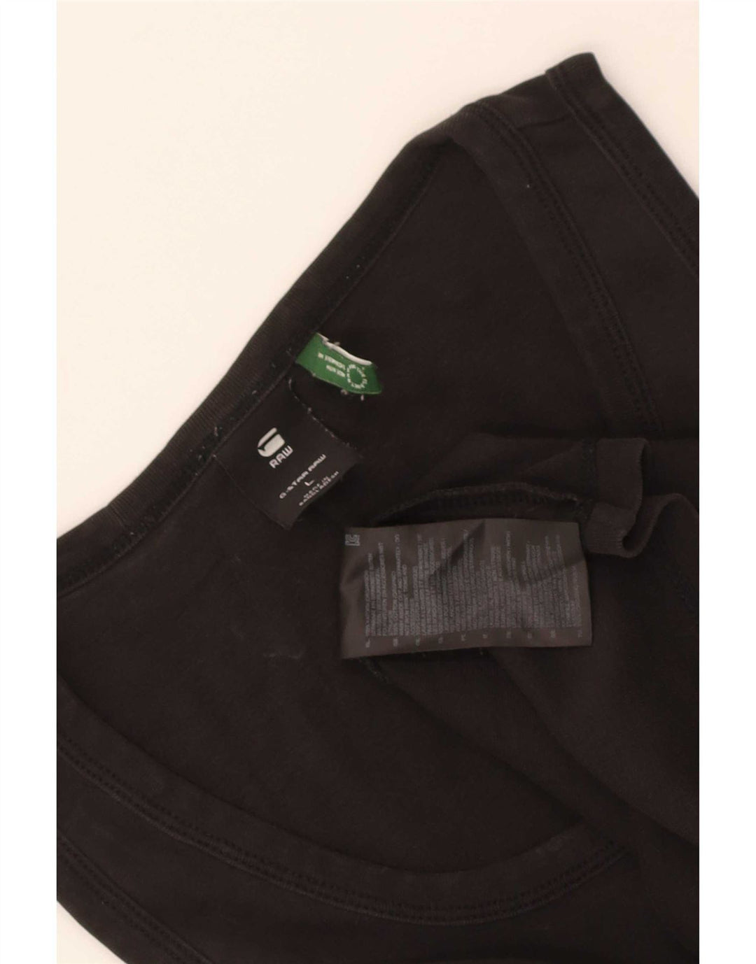 G-Star Herren-Trägershirt, groß, schwarze Baumwolle