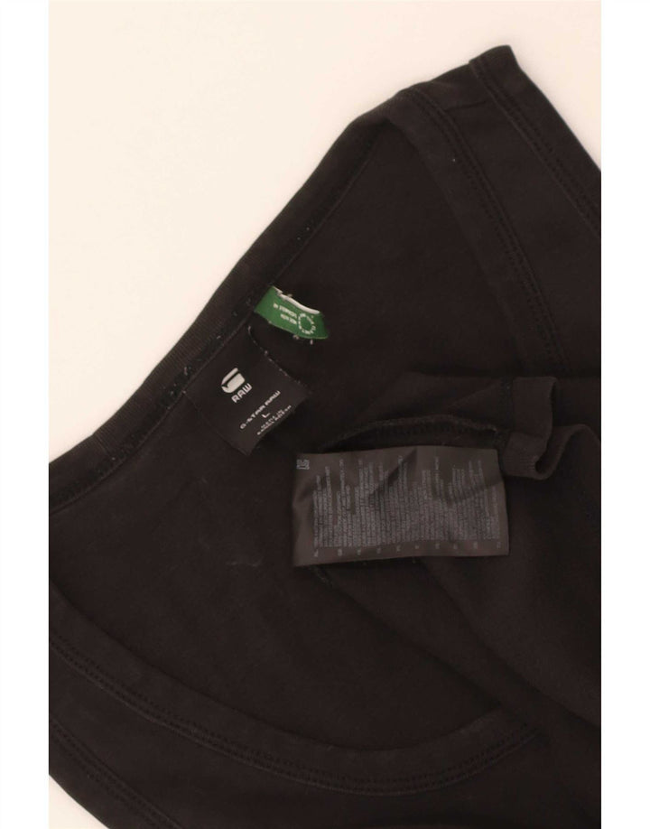 G-Star Herren-Trägershirt, groß, schwarze Baumwolle