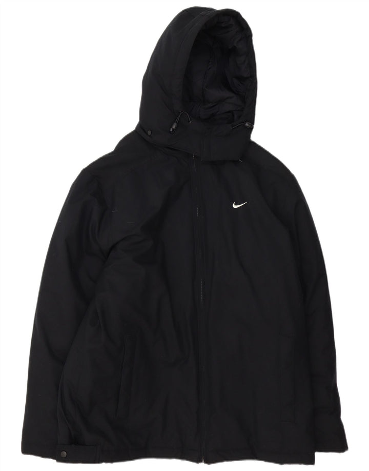 Nike Herren-Windbreakerjacke mit Kapuze, Gr. 38, mittelschwarz