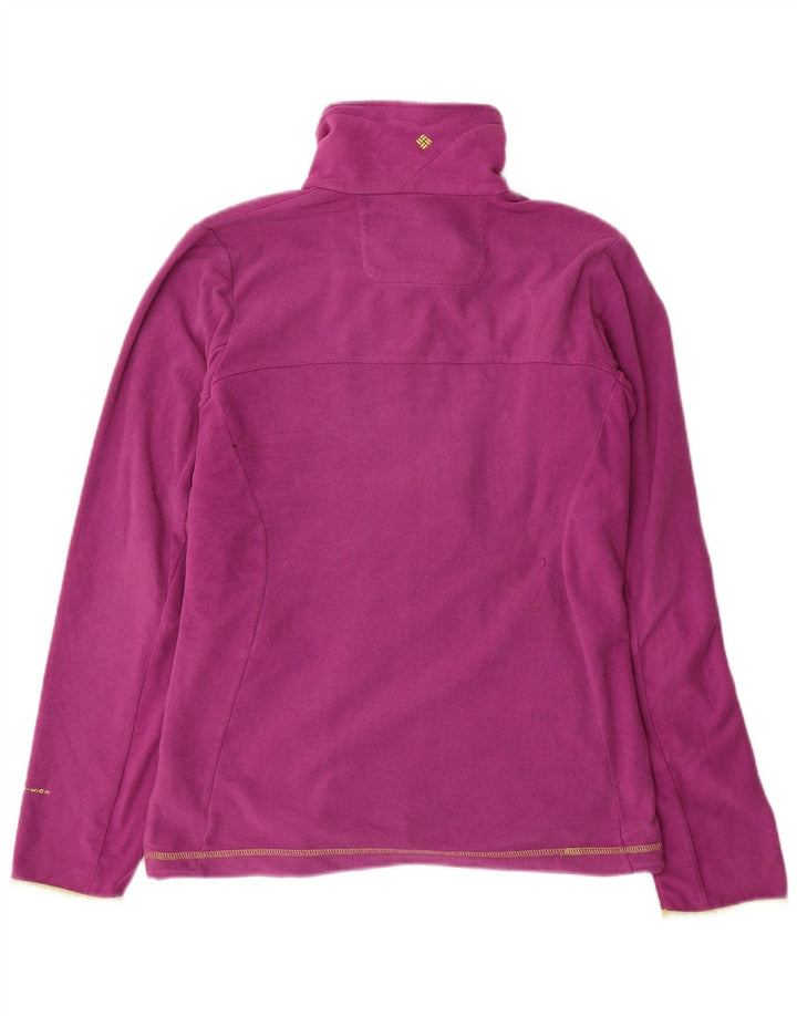 COLUMBIA Damen Omni-Wick Fleecejacke UK 12 Medium Lila Polyester
