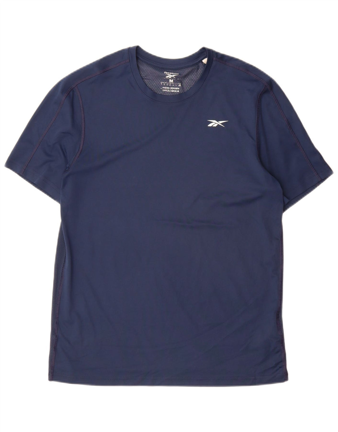 Reebok Herren Speedwick T-Shirt Top Medium Marineblau Polyester