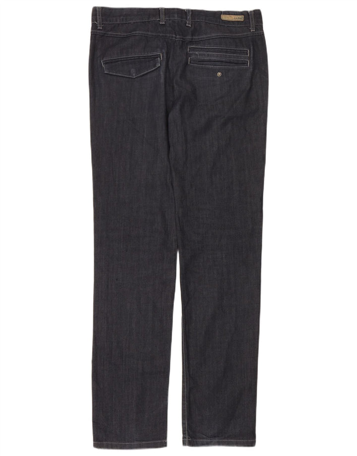 Zara Herren Straight Jeans EU 40 Medium W31 L34 Marineblau