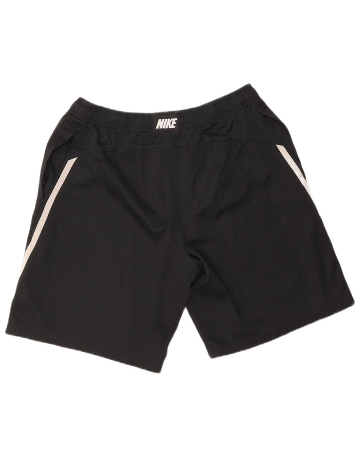 Nike Herren Sportshorts Medium Schwarz Polyester