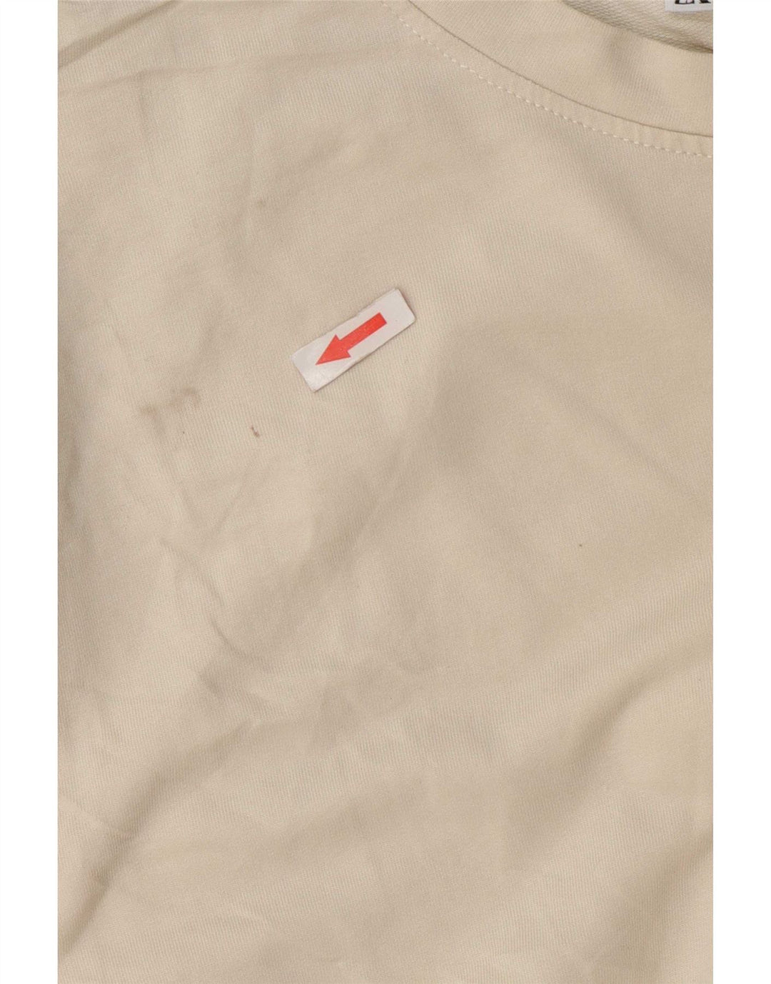 Zara Damen-Sweatshirt mit Grafik-Übergröße, Gr. 14, mittelweiß, geblümt
