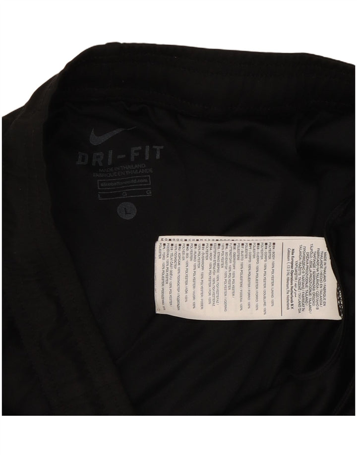 Nike Herren Dri Fit Sportshorts, groß, aus schwarzem Polyester