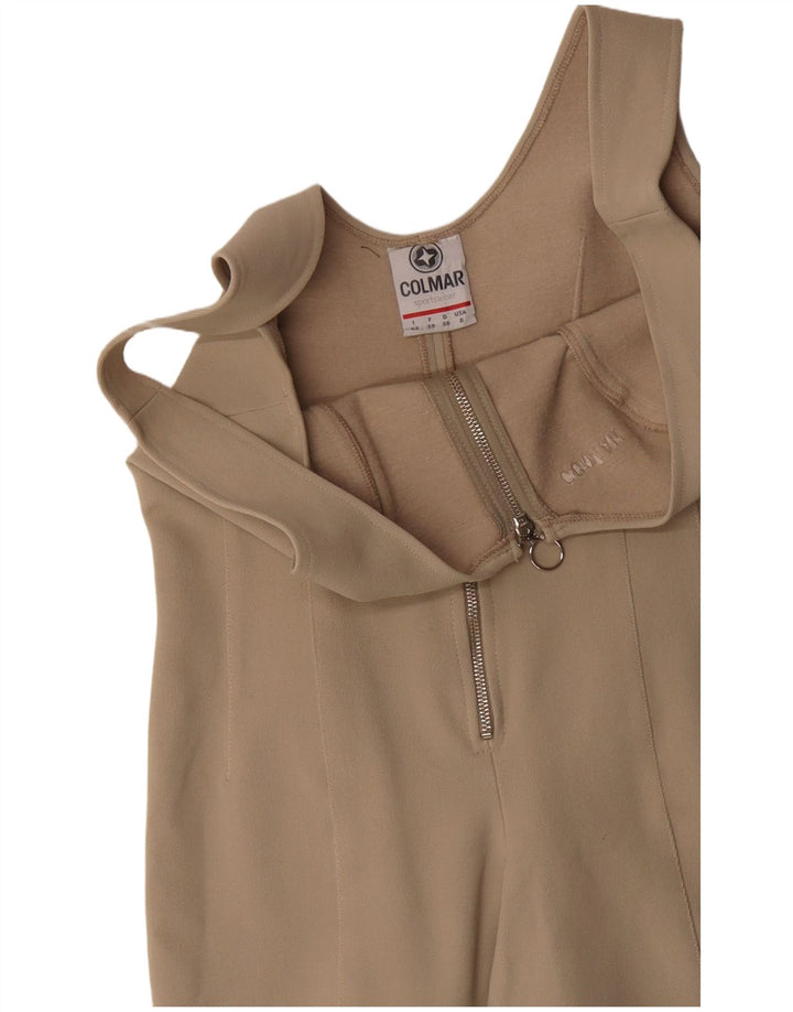 COLMAR Damen Ärmelloser Steigbügel-Jumpsuit IT 42 Mittelbeige