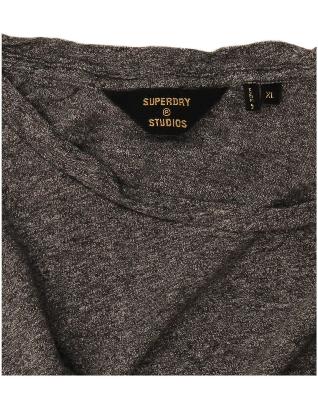 Superdry Herren T-Shirt Top XL Grau meliert
