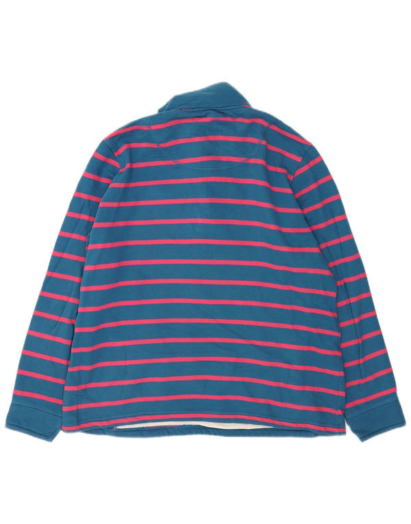 Crew Clothing Damen-Sweatshirt in Übergröße, Gr. 40, Größe L, blau gestreift