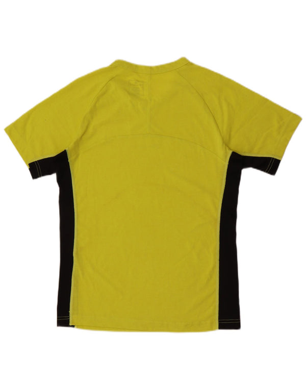 Champion Herren T-Shirt Top Small Gelb Farbblock