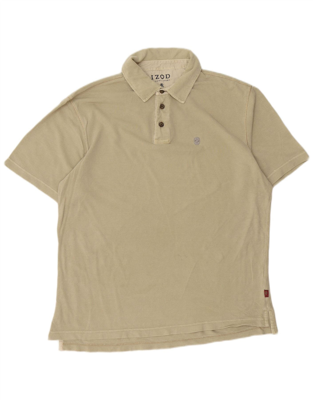 IZOD Herren-Poloshirt, groß, beige Baumwolle