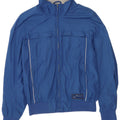 Champion Herren Bomberjacke UK 38 Mittelblaues Polyester