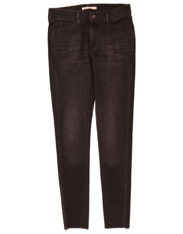 Levi's Damen 710 Super Skinny Jeans W28 L31 Schwarz