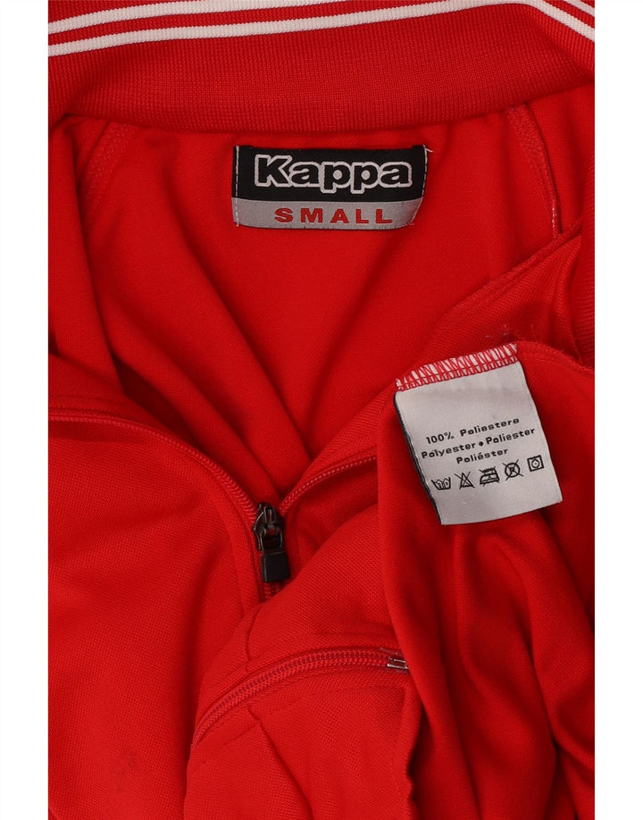 Kappa Herren-Trainingsanzug-Oberteil, Jacke, klein, rot, Polyester