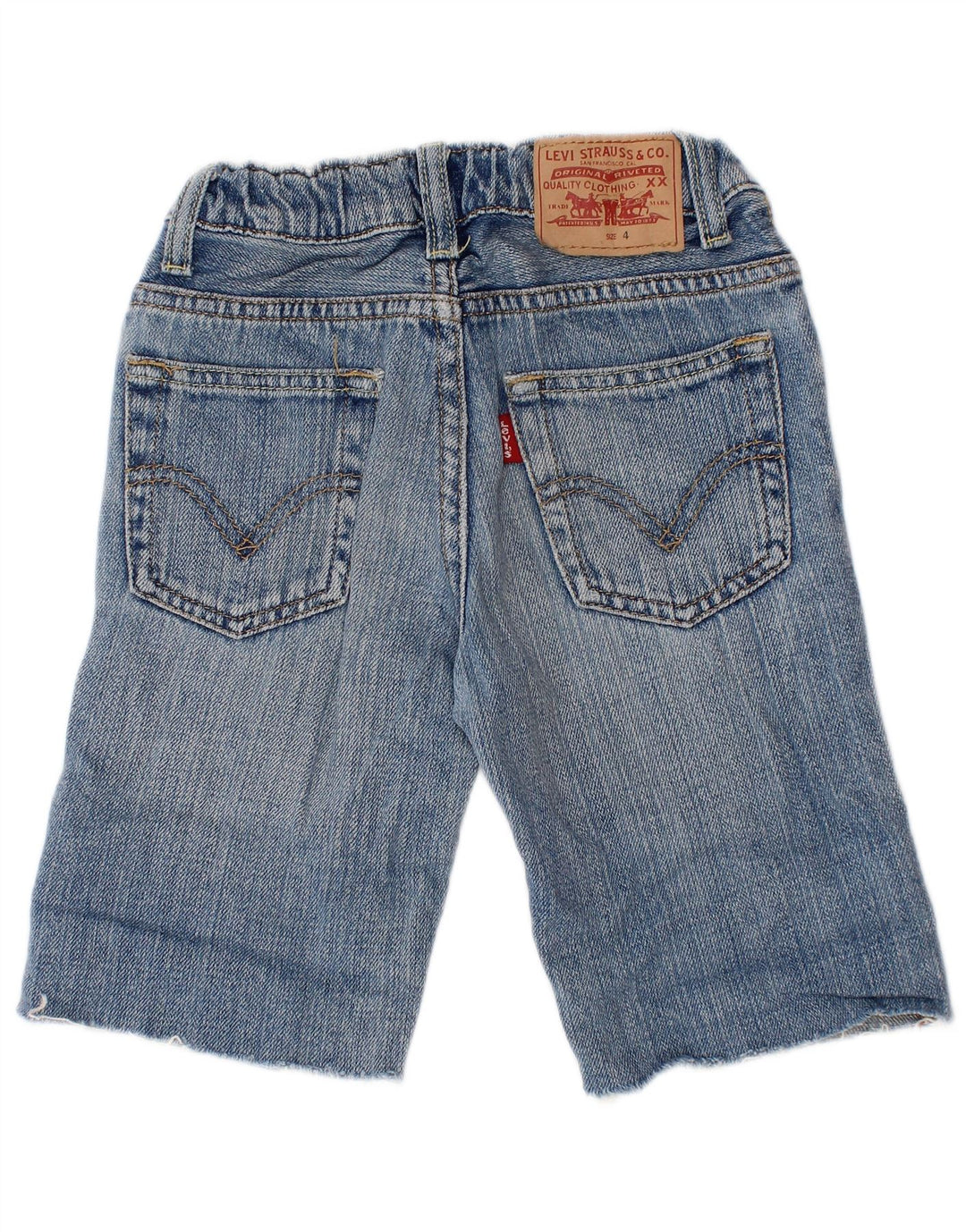 Levi's Jeansshorts für Jungen, 3–4 Jahre, W22, blaue Baumwolle