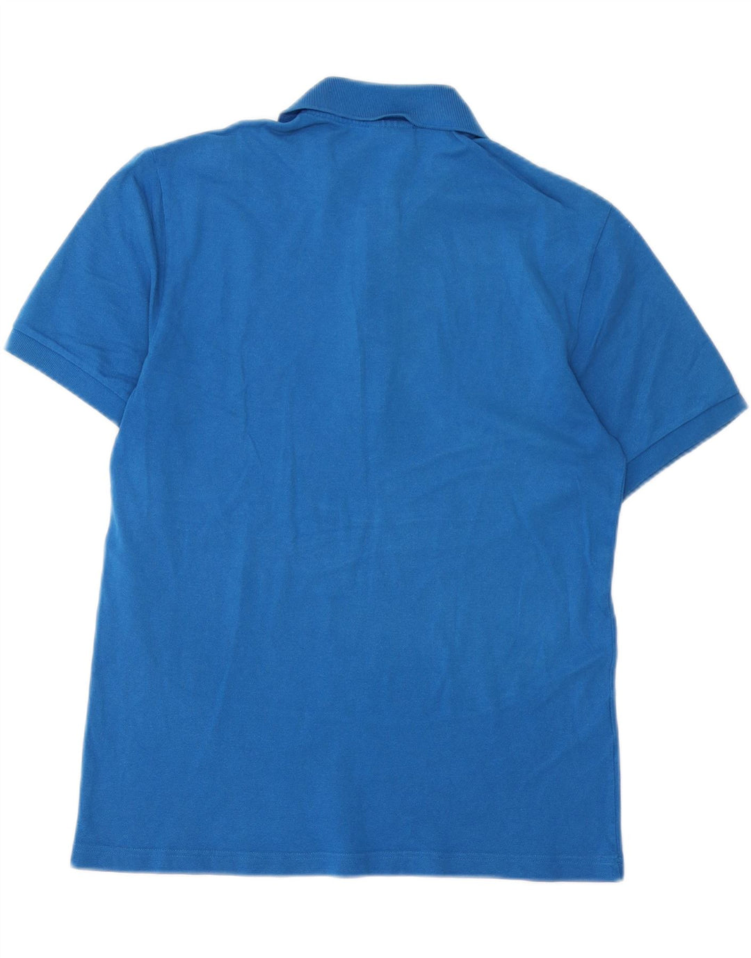 LACOSTE Herren-Poloshirt, Größe 5, große blaue Baumwolle