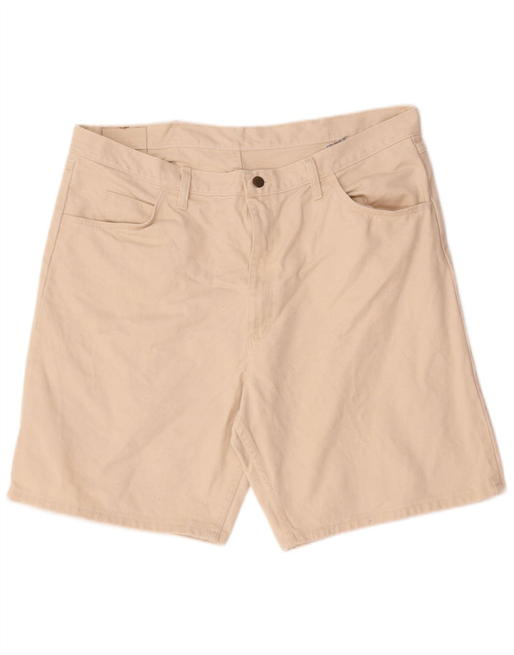 Wrangler Herren Jeansshorts W40 XL Beige Baumwolle
