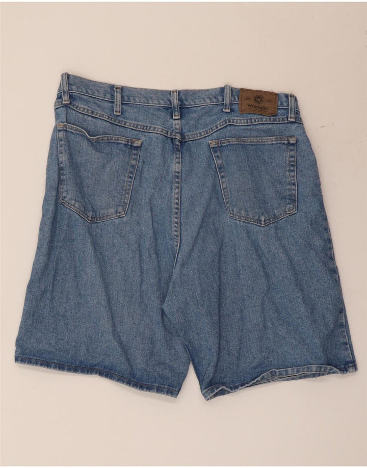 WRANGLER Herren Jeansshorts W38 XL Blaue Baumwolle