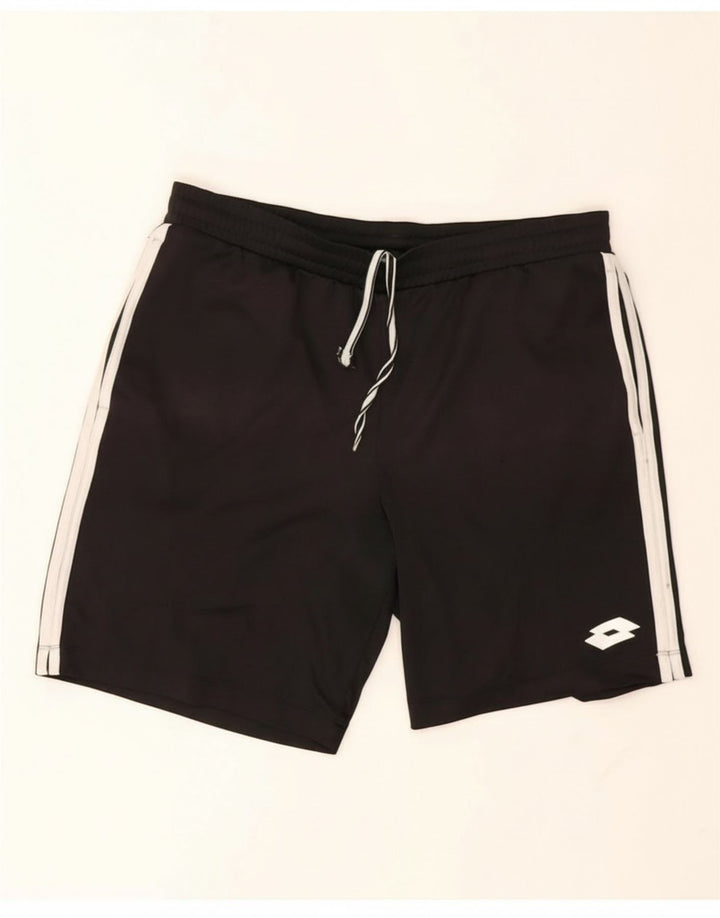 Lotto Herren Sportshorts Medium Schwarz