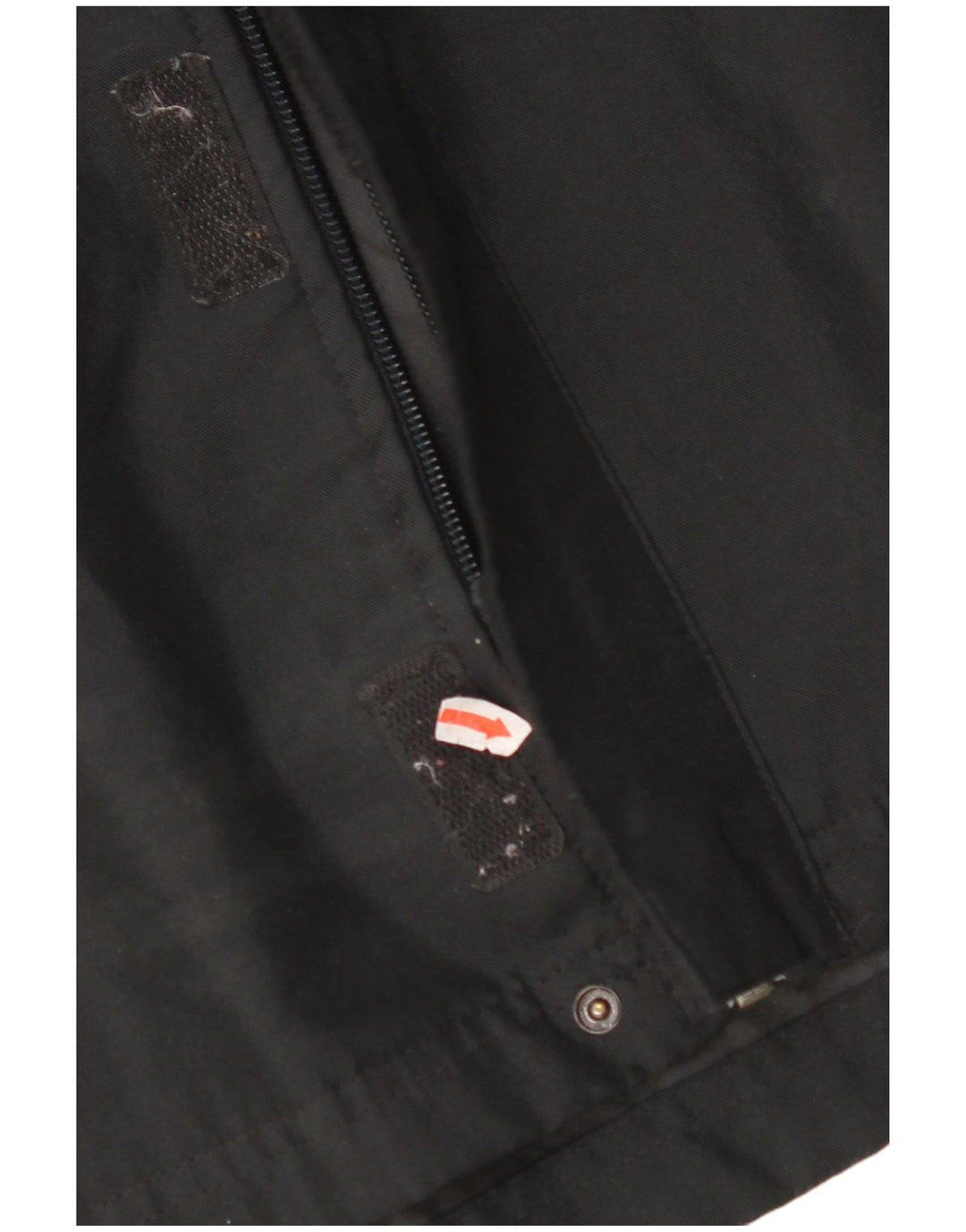 NIKE Jungen-Regenjacke mit Kapuze, 12–13 Jahre, groß, schwarzes Farbblock-Polyester