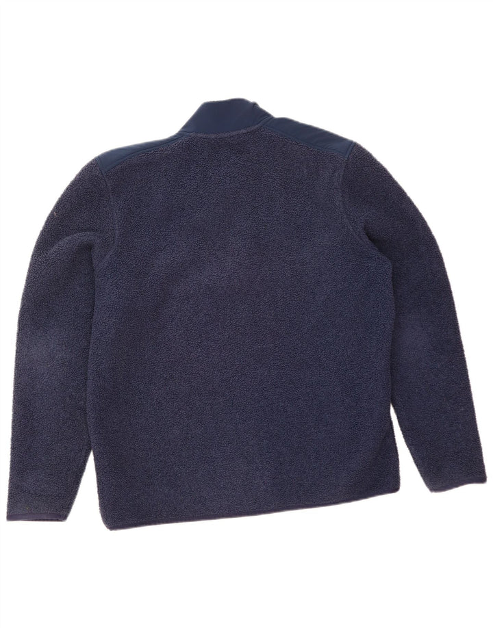 Under Armour Herren-Fleecepullover mit Knopfkragen, groß, marineblau, Polyester