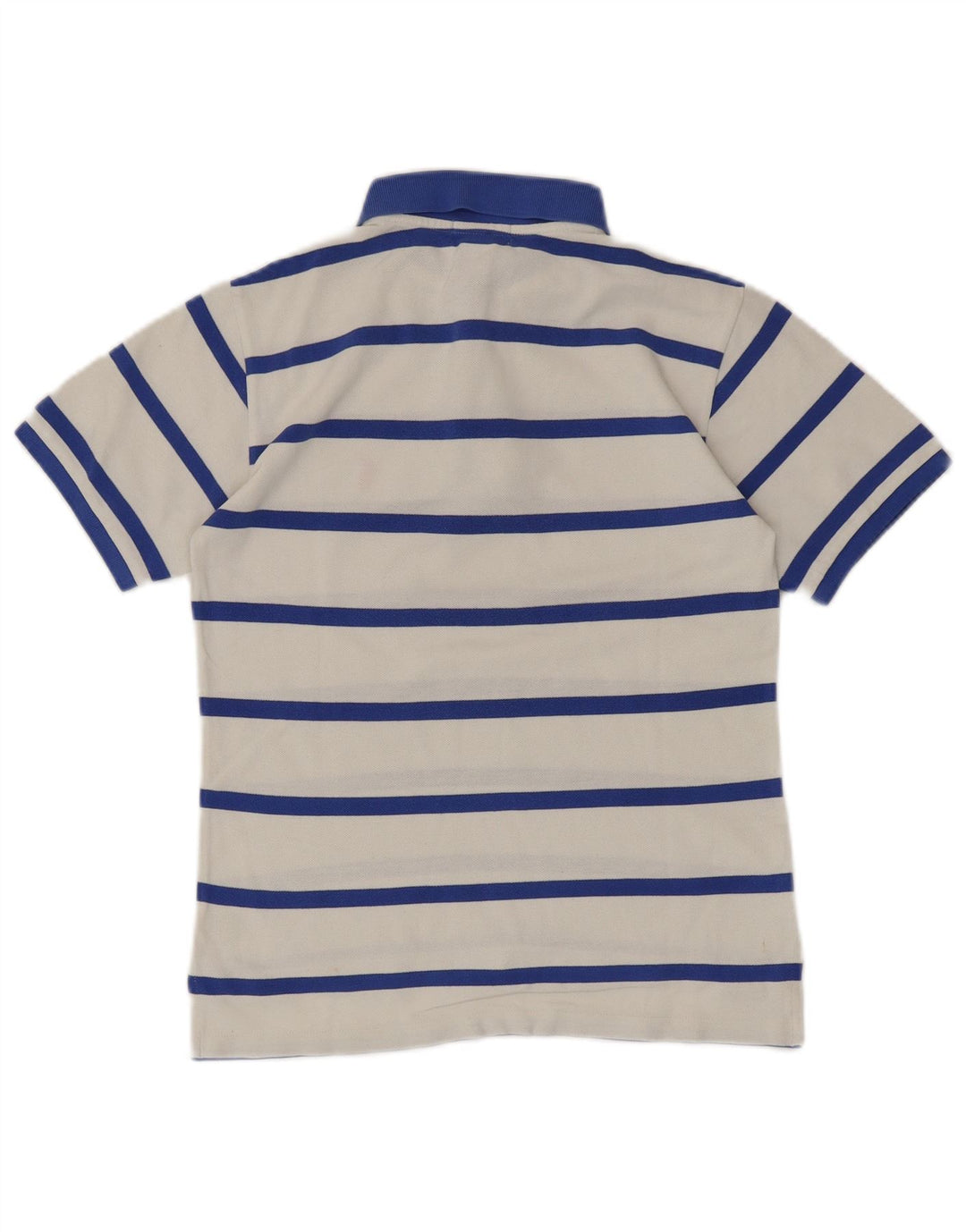 POLO RALPH LAUREN Jungen-Poloshirt, 8–9 Jahre, klein, weiß gestreift, Baumwolle