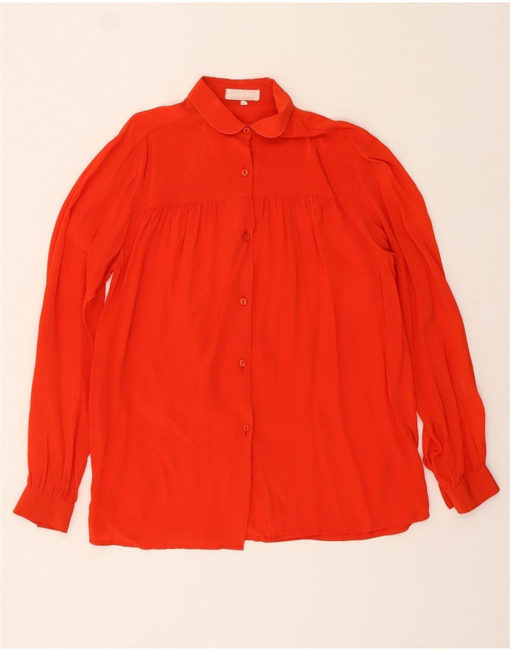 MONNALISA Womens Shirt Blouse IT 44 Medium Red Vintage Monnalisa and Second-Hand Monnalisa from Messina Hembry 