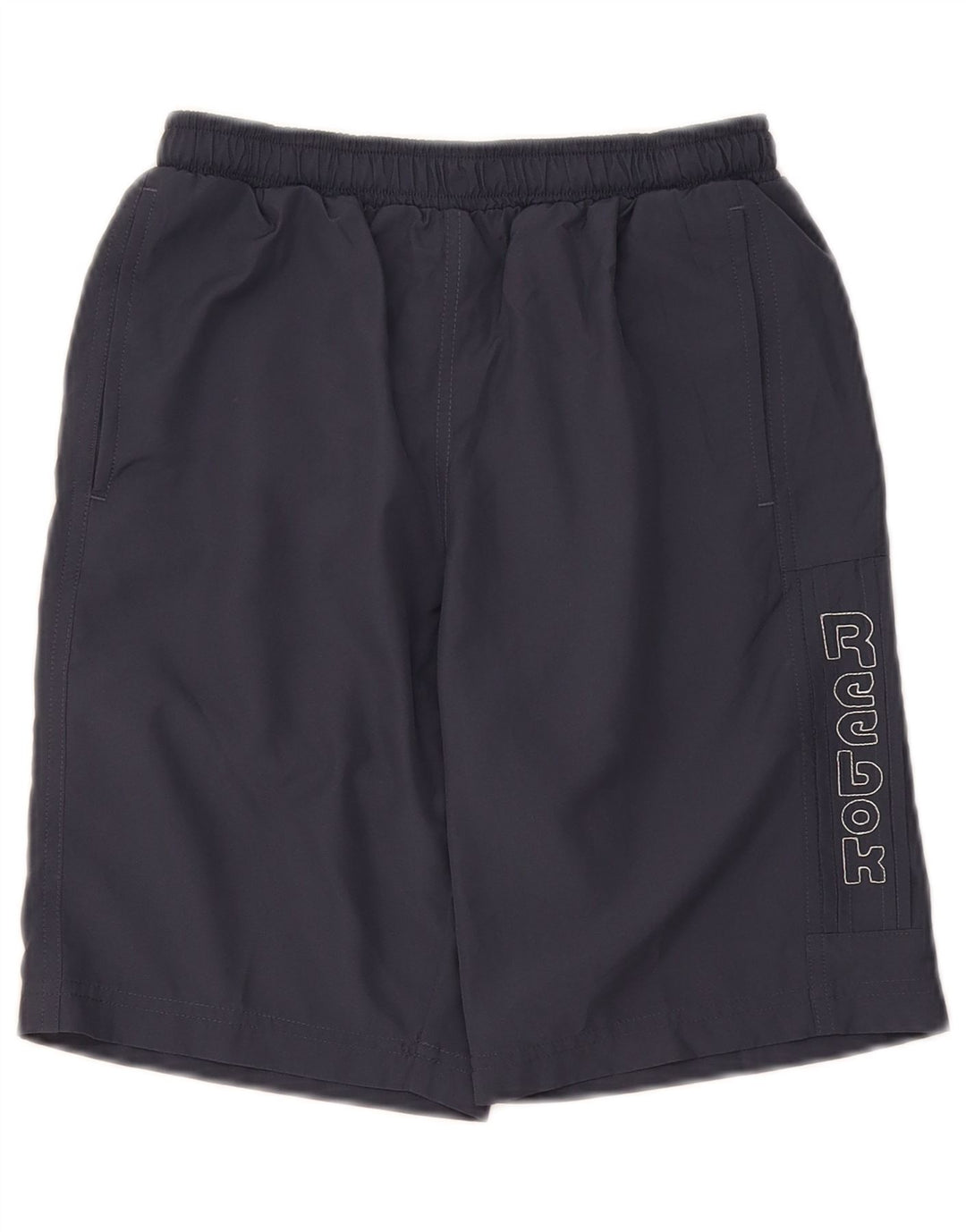Reebok Boys Classic Graphic Sport Shorts 9-10 Jahre Graues Polyester