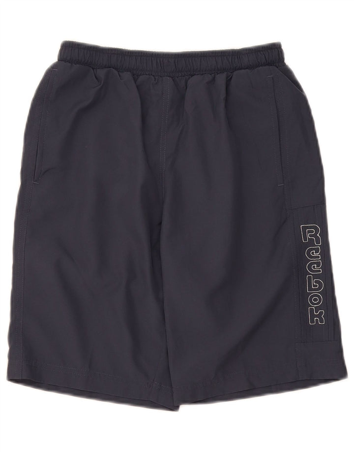 Reebok Boys Classic Graphic Sport Shorts 9-10 Jahre Graues Polyester