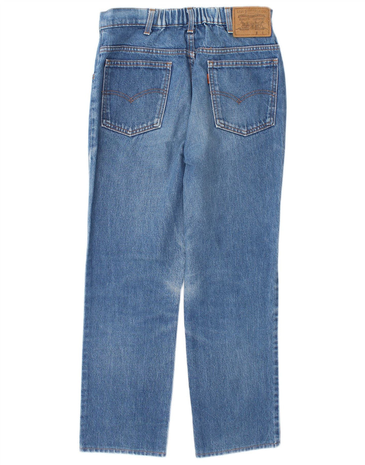 Levi's Damen Straight Jeans W34 L26 Blaue Baumwolle