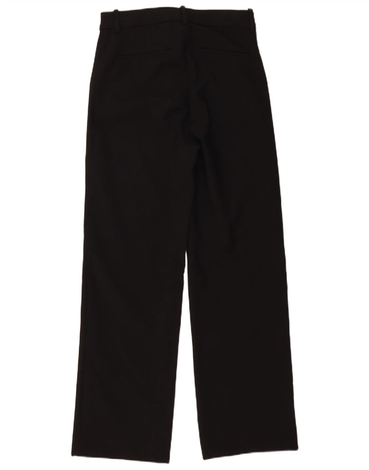 J. Crew Damen 365 Straight Chino Hose US 4 Small W28 L30 Schwarz