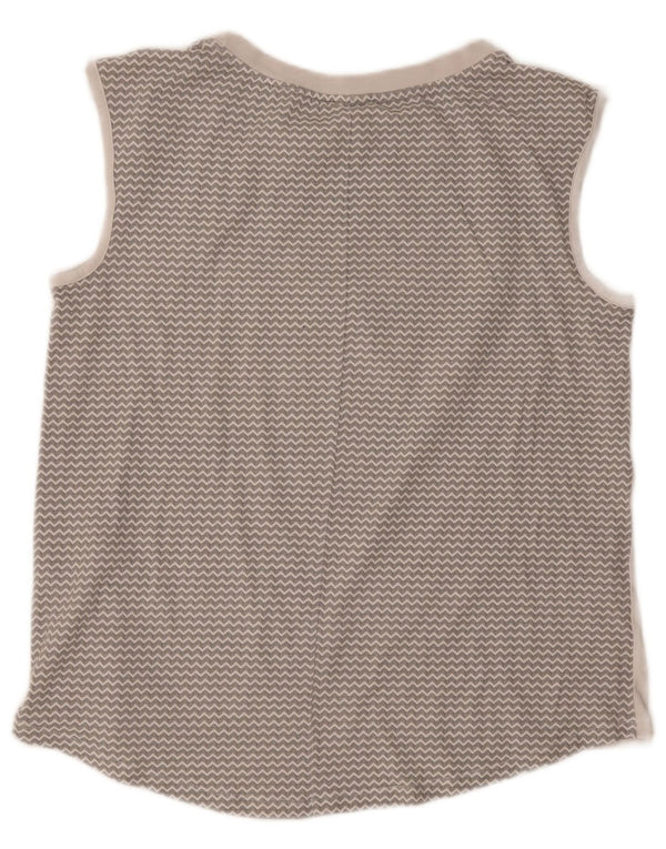 Champion Damen Easy Fit Graphic Tank Top UK 18 XL Weiß Chevron