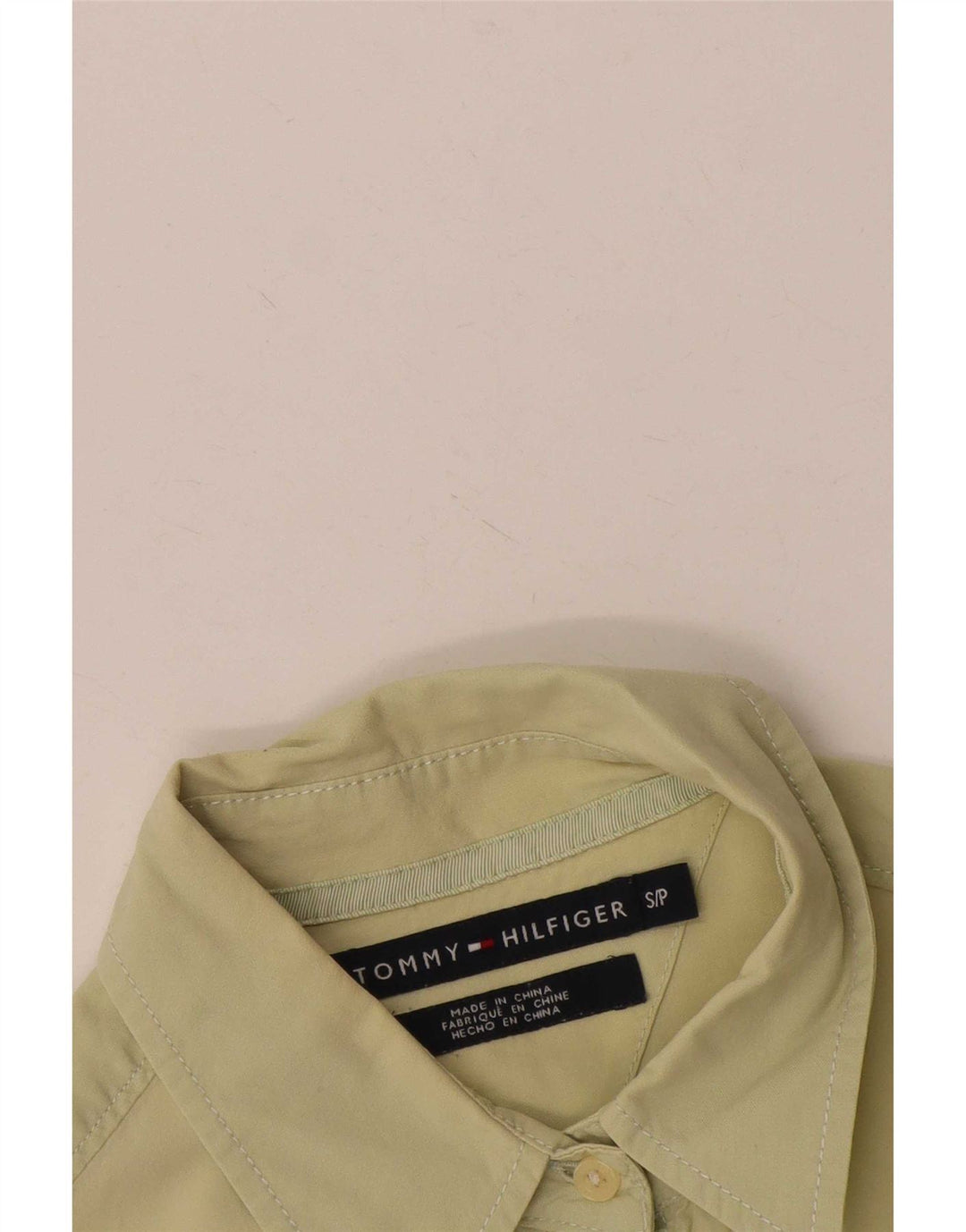 Tommy Hilfiger Damen Hemd UK 10 Small Gelb