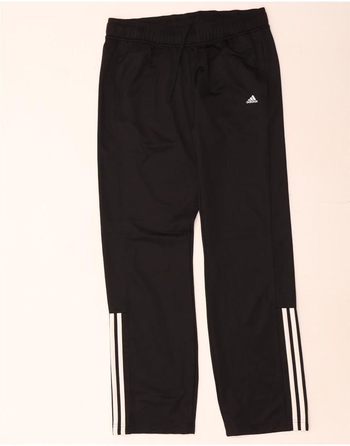 Adidas Damen-Trainingshose UK 12/14 Mittelschwarzes Polyester