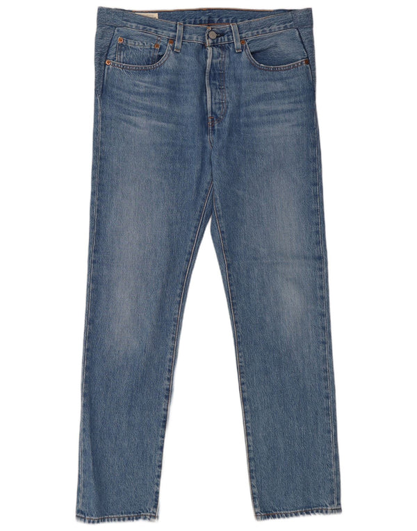 Levi's Herren 501 Straight Jeans W27 L30 Blaue Baumwolle