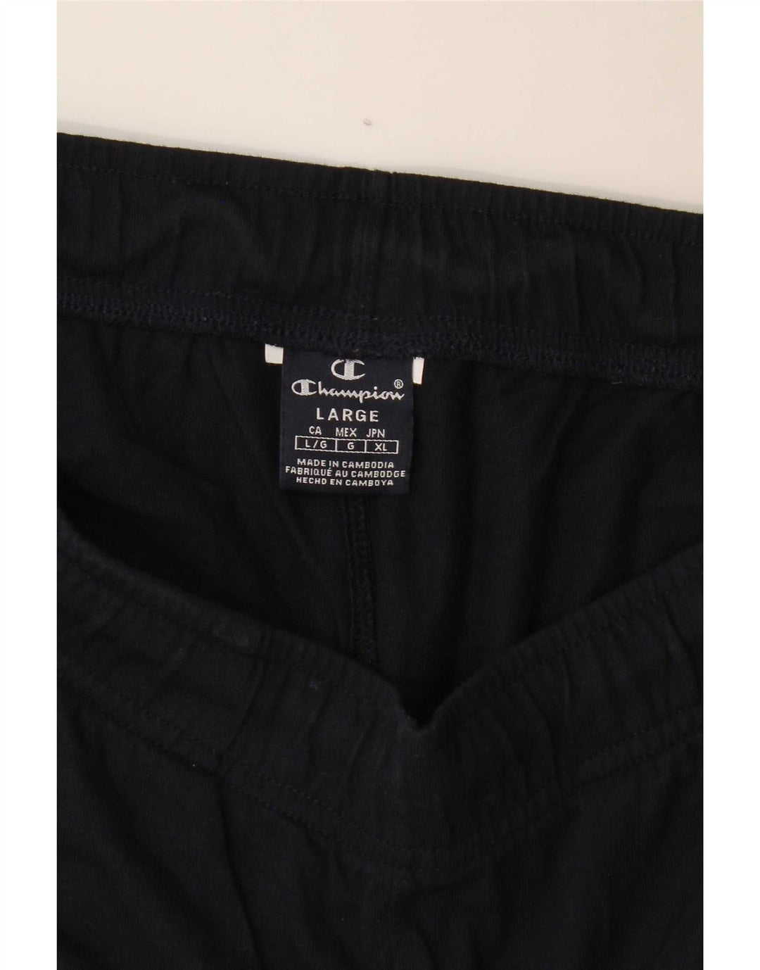 Champion Herren Sportshorts mit Grafik, Größe L, Marineblau