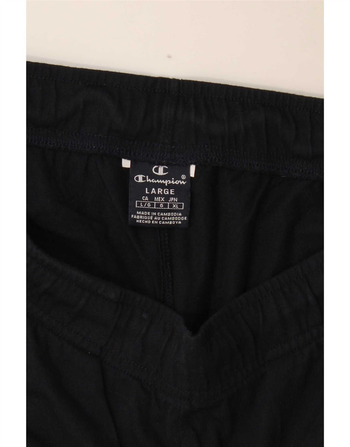 Champion Herren Sportshorts mit Grafik, Größe L, Marineblau