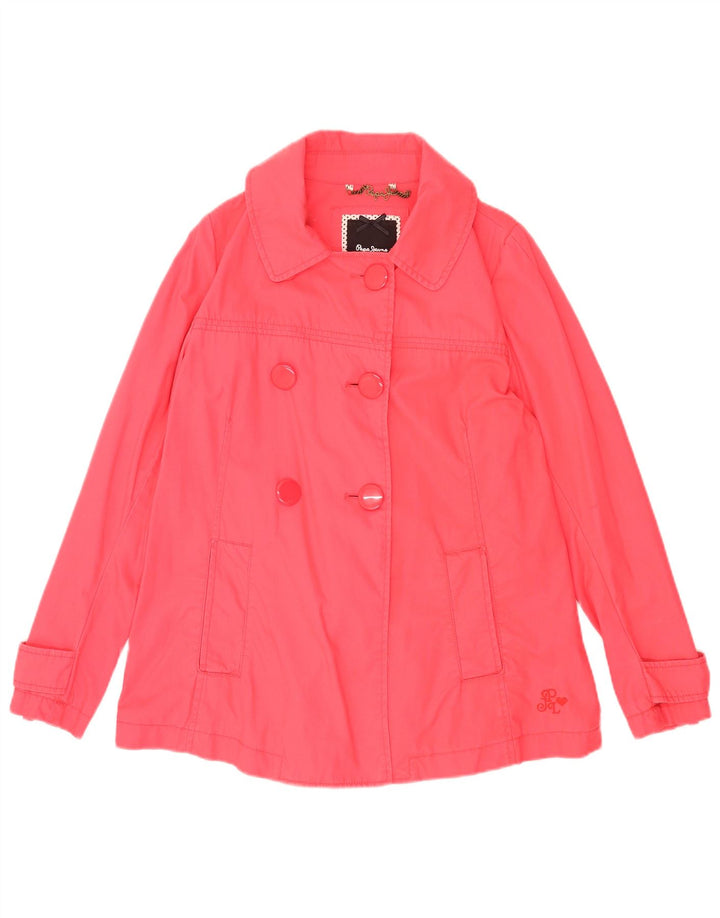 PEPE Jeans Damen Pea Coat UK 10 Small Pink