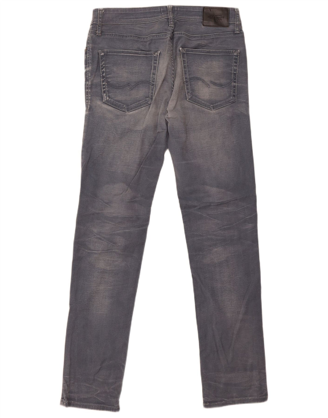 Jack & Jones Herren Tim Slim Jeans W34 L34 Graue Baumwolle
