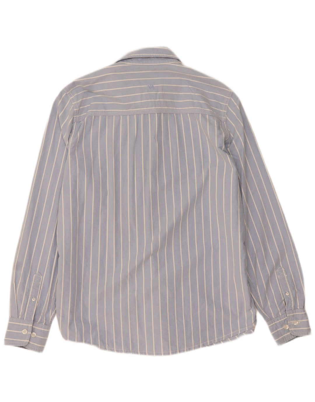 FAT FACE Mens Shirt Large Blue Striped Cotton
