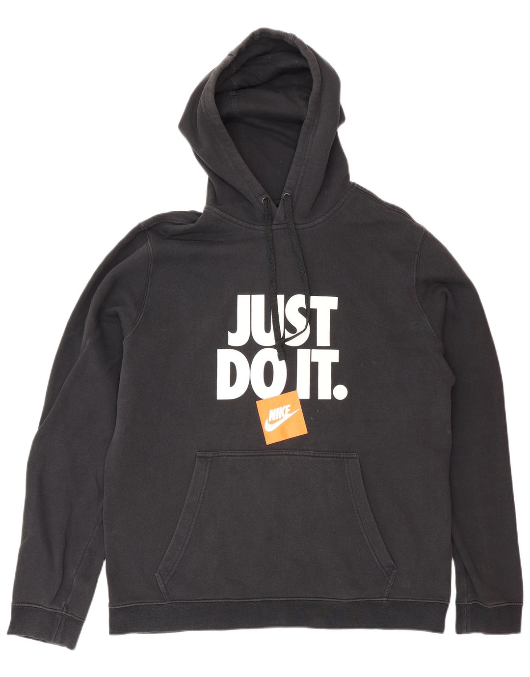 Nike Herren-Kapuzenpullover mit Grafik, groß, aus schwarzer Baumwolle