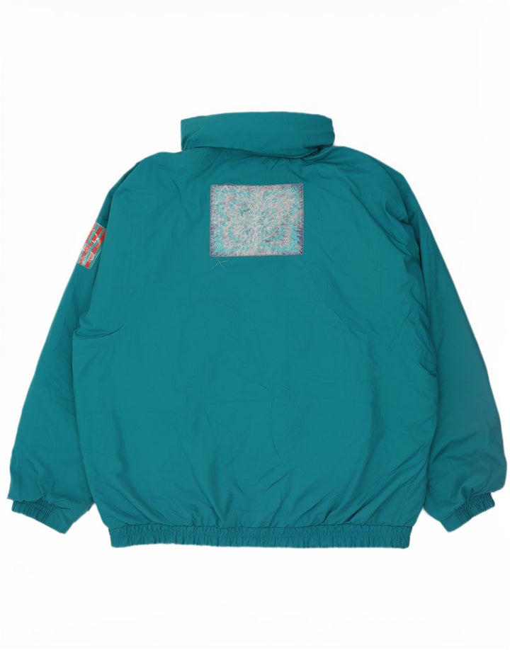 Sergio Tacchini Herren gepolsterte Skijacke UK 42 XL Grün Polyester
